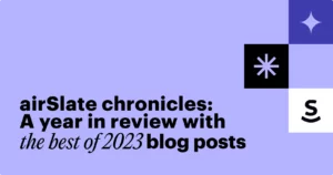 Best of 2023 blog posts - airSlate chronicles